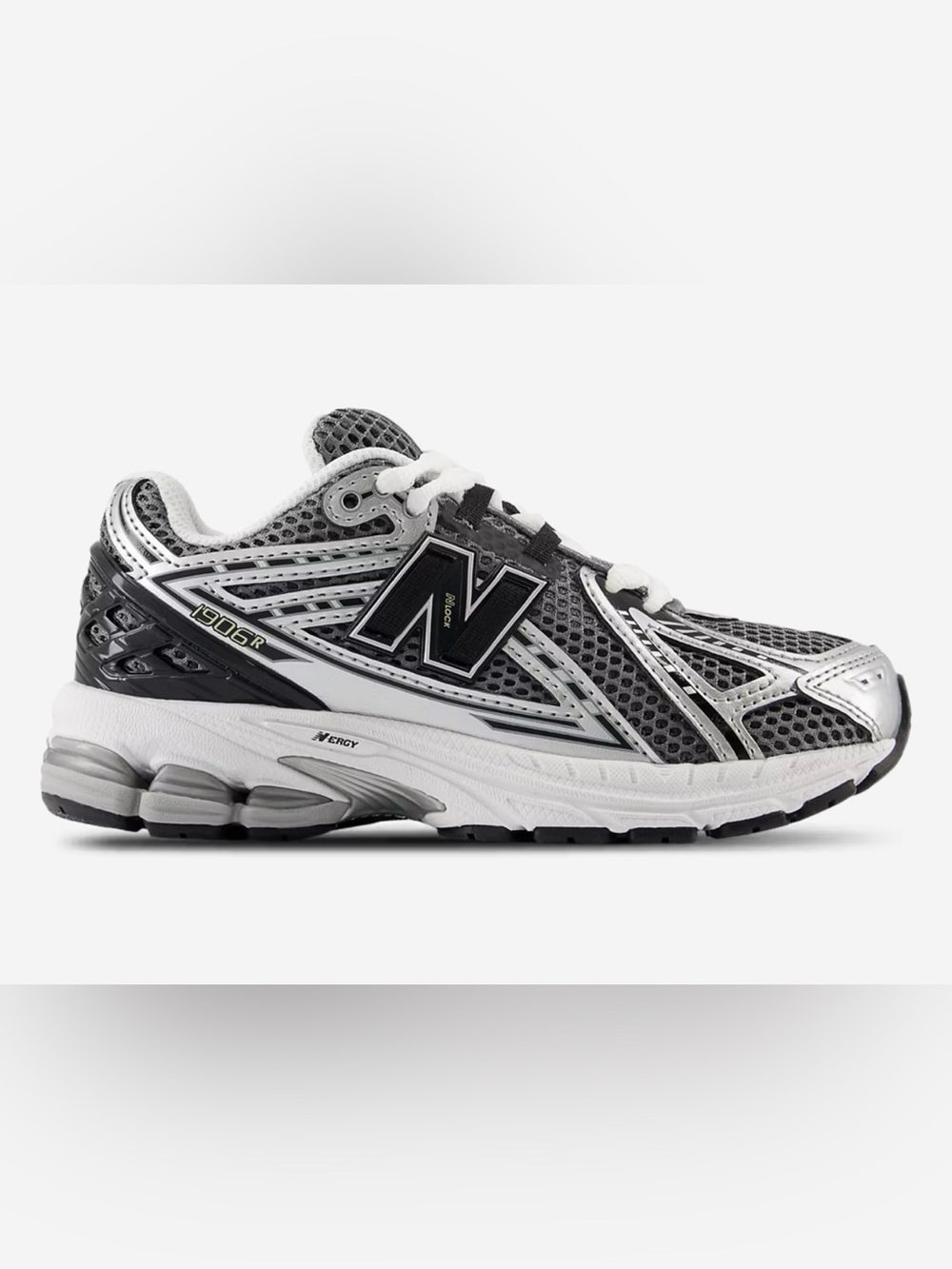 New Balance 1906 Silver/Metallic Black Size 6Y Women Size 7.5
